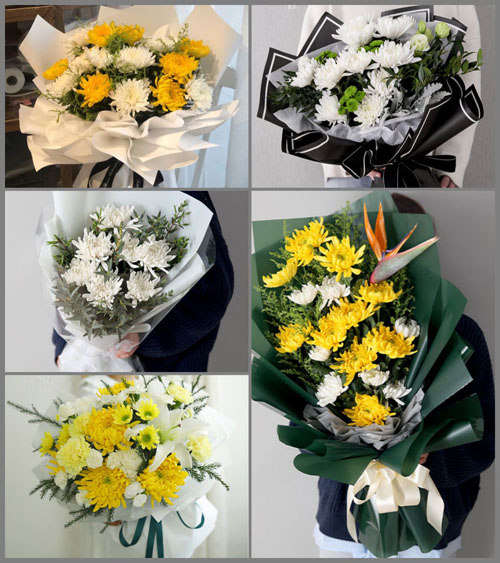 河南信阳固始县草庙集乡白事花束代送
